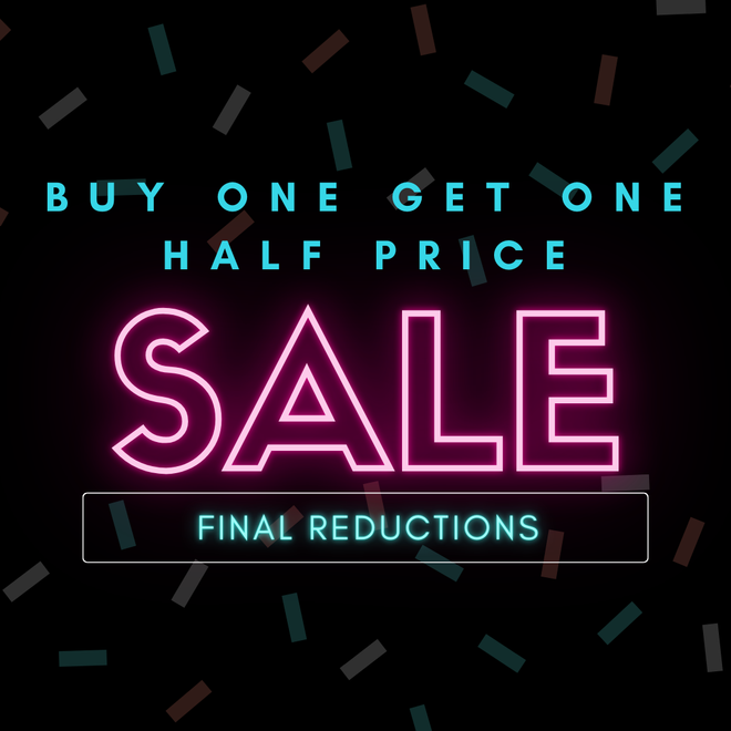 SALE | BUY ONE GET ONE 1/2 PRICE