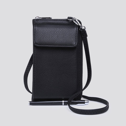 Crossbody Phone Bag and Purse | Black