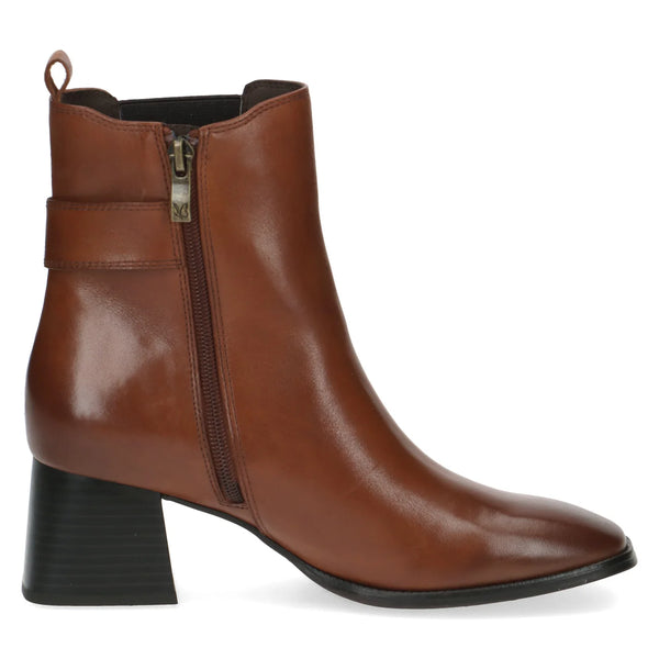 Caprice / 25344 Mid heeled Leather Chelsea Boot / Cognac