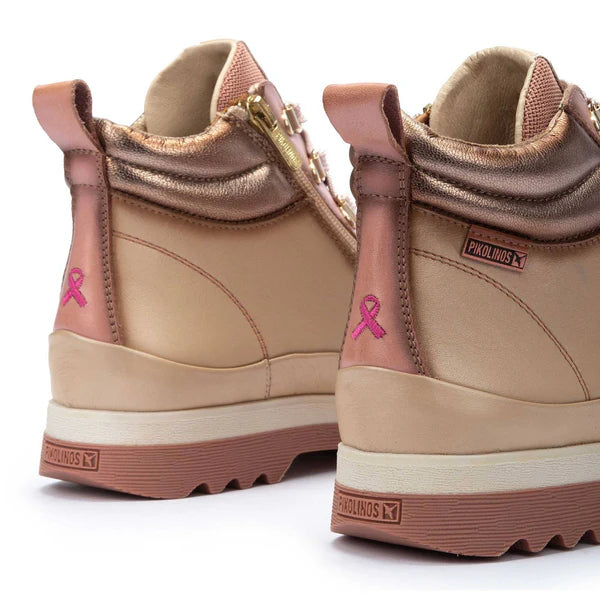 Pikolinos | Vigo Charity Ankle Boots | W3W-8564CPC1 | Cream/Pink