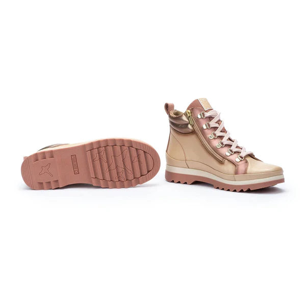 Pikolinos | Vigo Charity Ankle Boots | W3W-8564CPC1 | Cream/Pink