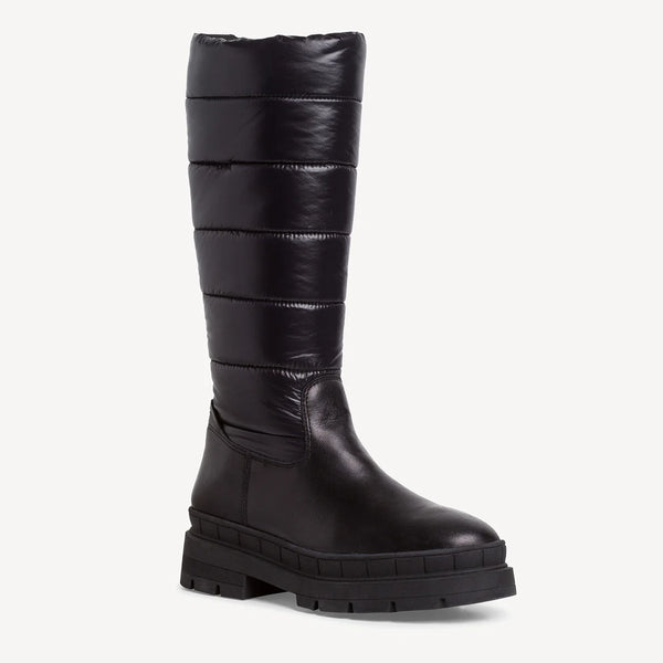 Tamaris | Tall Puffer Boot | 26629 | Shiny Black