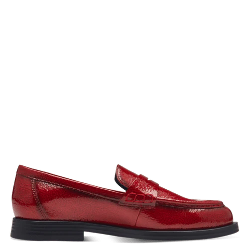 Tamaris | 24311 | Patent Loafer | Red