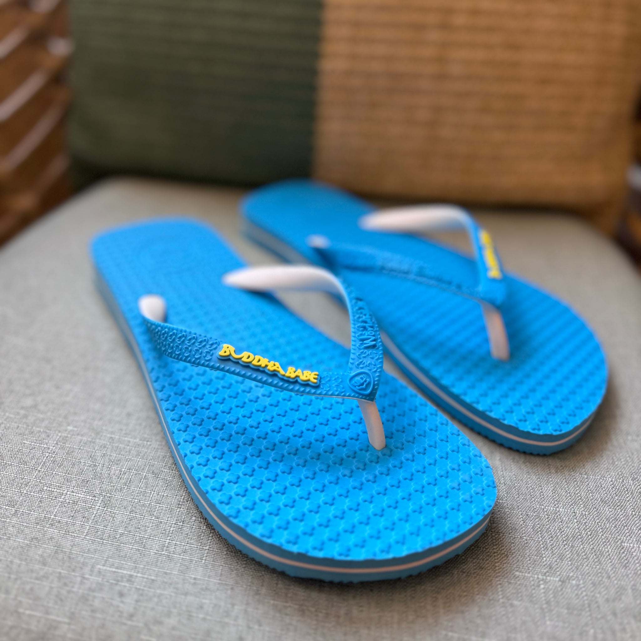 Buddha Babe | Flip Flops | Bright Blue