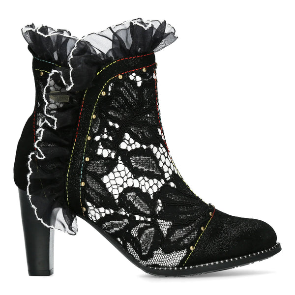 Laura Vita | Alcbaneo 160 Heeled Ankle Boot | Black