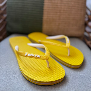 Buddha Babe | Flip Flops | Lemon