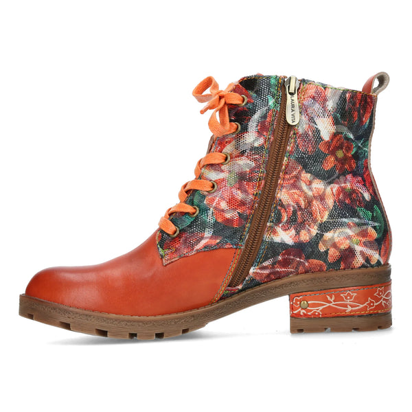 Laura Vita | Cocrailo 47 Ankle Boot | Orange