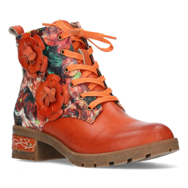 Laura Vita | Cocrailo 47 Ankle Boot | Orange