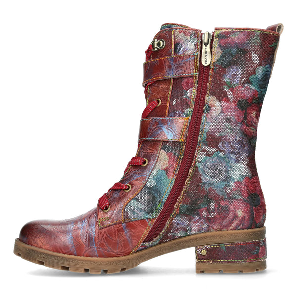 Laura Vita | Cocrailo 71 Calf Boot | Dark Red