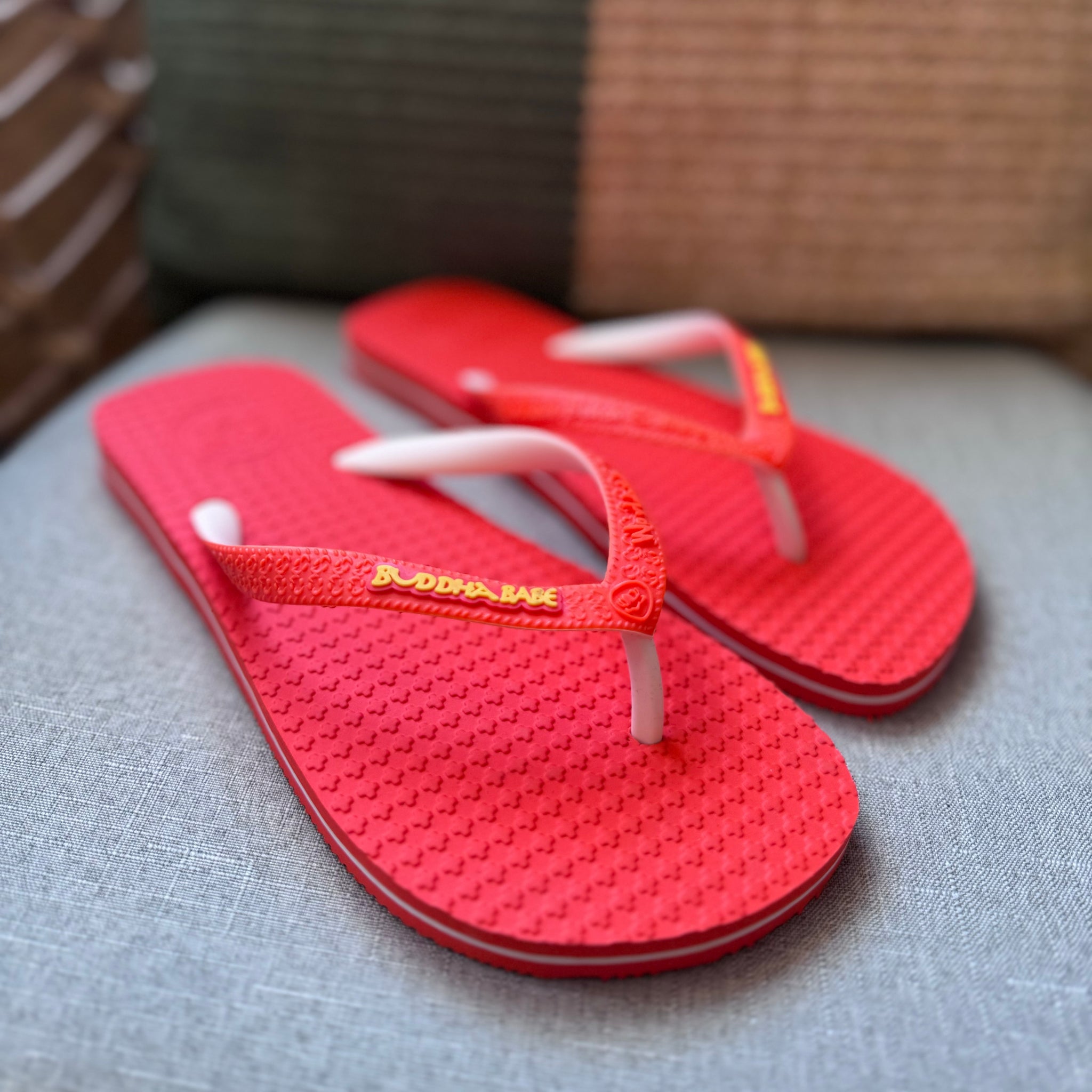 Buddha Babe | Flip Flops | Orange/Yellow