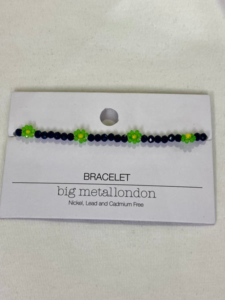 Freya Daisy Bracelet | Blue And Green