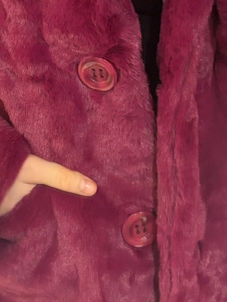 Faux Fur Coat | Sugar Plum