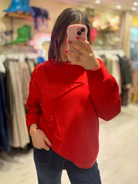 Star Jumper | Red