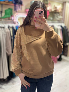 Star Jumper | Camel/Gold