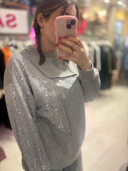 Star Jumper | Grey/Silver