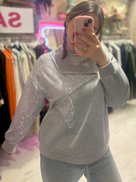 Star Jumper | Grey/Silver