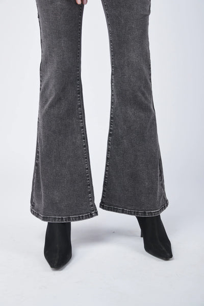 Toxik3 OMI Flared Jeans | Grey