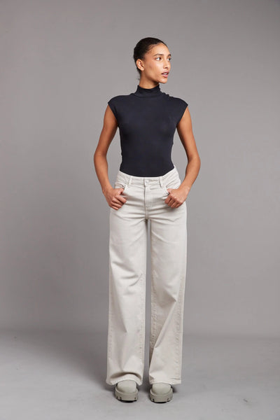 Toxik3 Veera Wide Leg Jeans | Stone