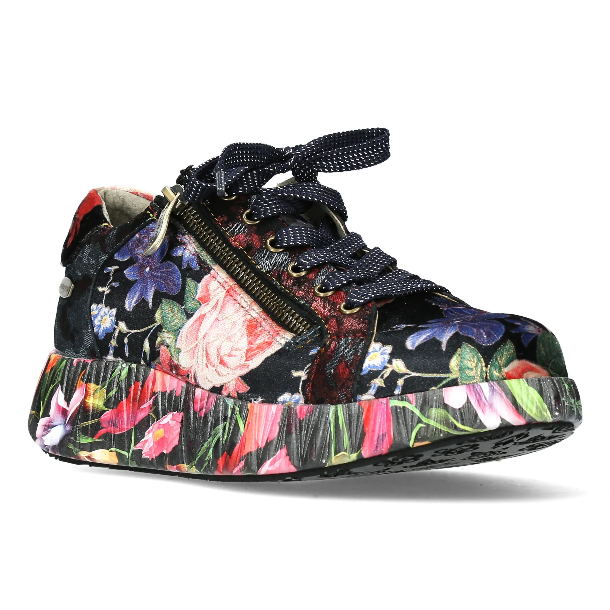 Laura Vita | Nikito 44 Trainer | Black Floral