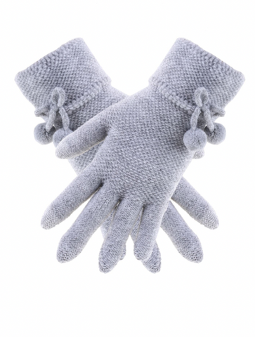 Bobble gloves | Grey