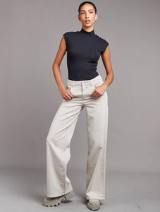 Toxik3 Veera Wide Leg Jeans | Stone