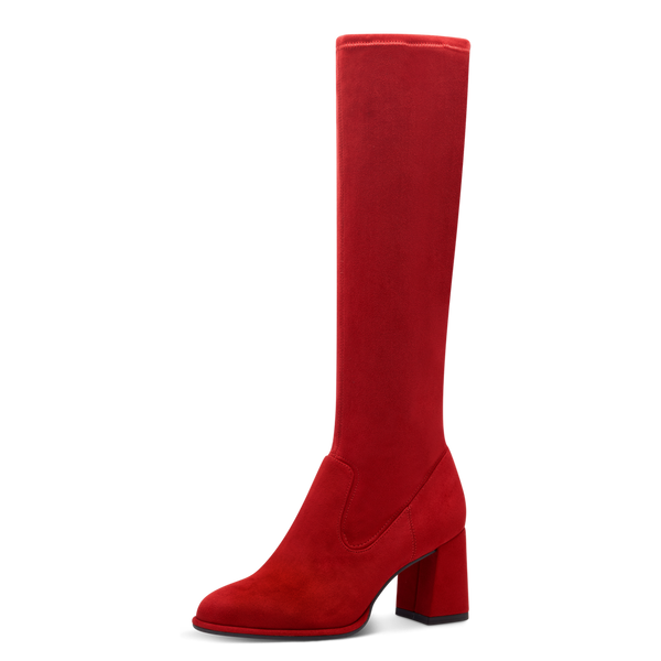 Tamaris VEGAN Knee High Stretch Boot | 25525 | Red