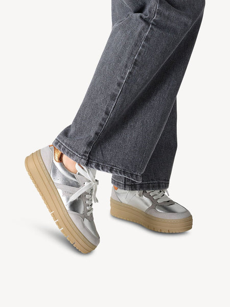 Tamaris | Platform Trainer | 23773 | Silver