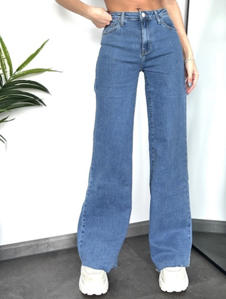 Redial Wide Leg Jeans | Blue