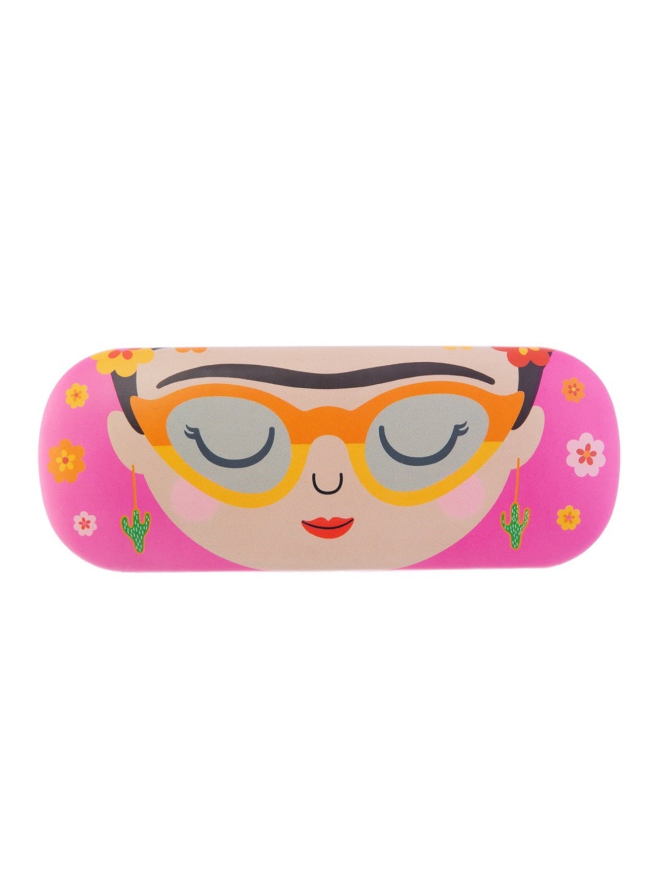 Frida Glasses Case | Pink Multi