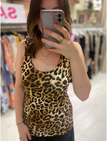 Leopard Print Vest