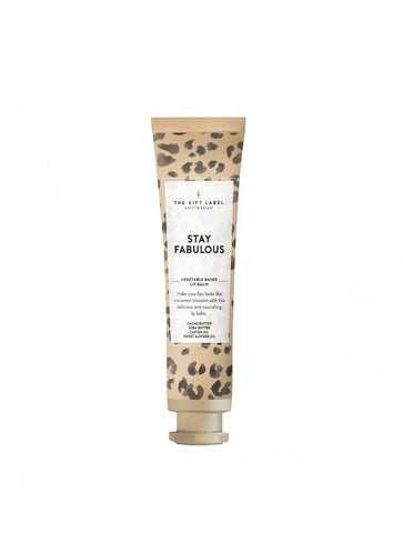 The Gift Label | Stay Fabulous Lip Balm Tube | Cinnamon Blossom