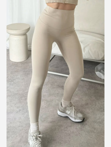 Energy Body Sculpting Leggings | Beige