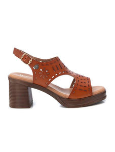 VEGAN Platform Sling Back Sandal | 172852 | Tan