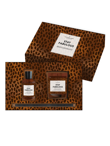 The Gift Label | Stay Fabulous Diffuser and Candle Gift Set | Pomelo and Black Pepper