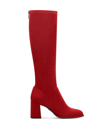 Tamaris VEGAN Knee High Stretch Boot | 25525 | Red